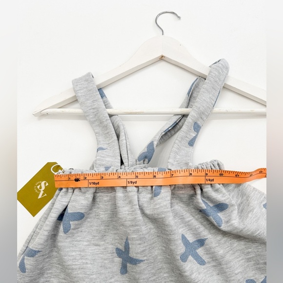 NWT - Handmade Suspender Skirt - Grey/Blue - Size: 2-3T - Picture 4 of 5